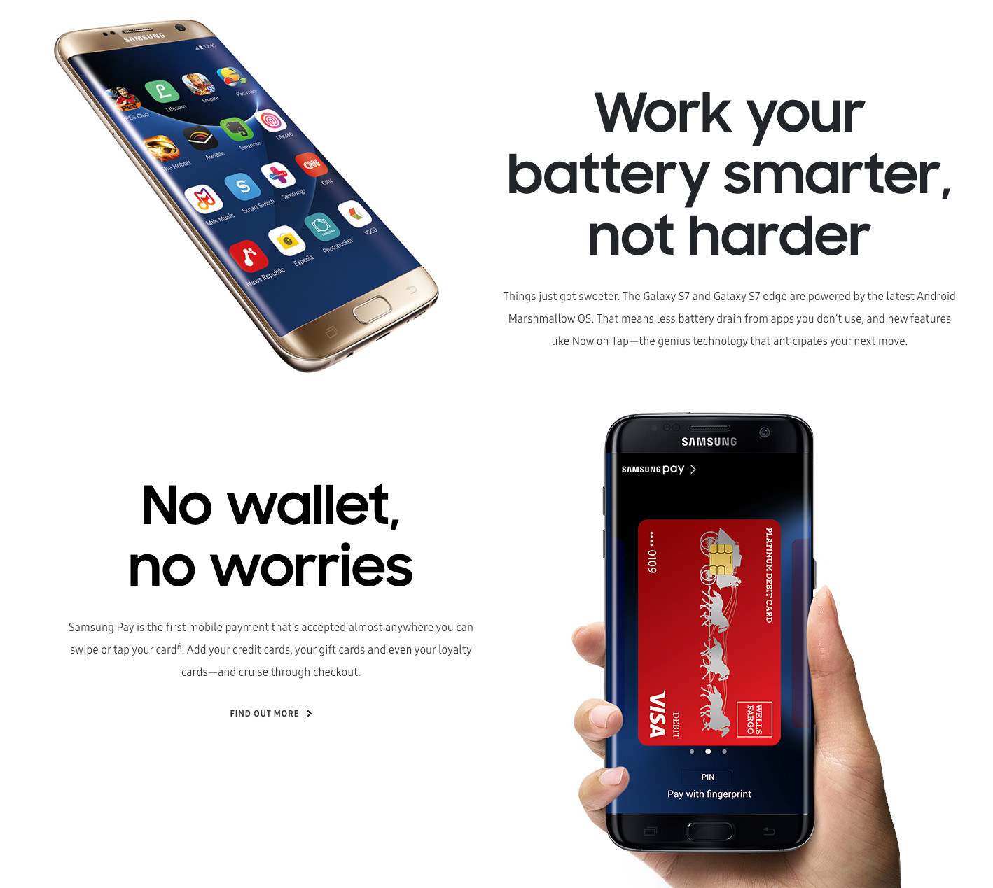 Wholesale Samsung Galaxy S7 black 32GB GSM unlocked B stock bulk smartphone battery