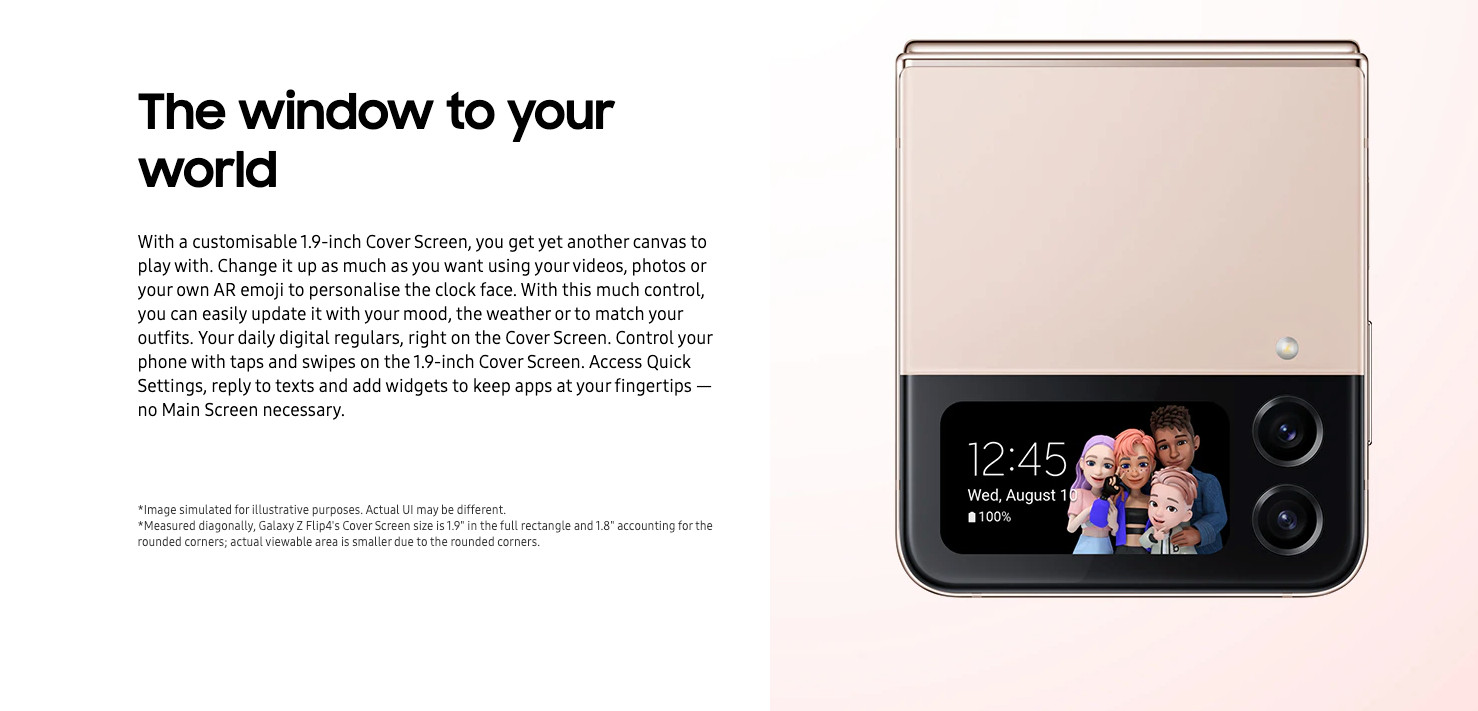 Wholesale Samsung Galaxy Z Flip4 graphite 256GB 5G unlocked A stock bulk smartphone