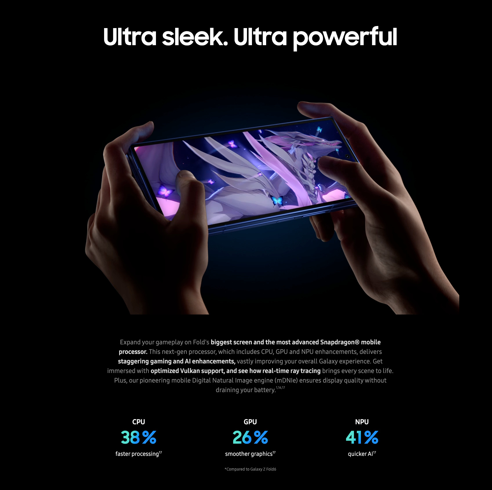 Wholesale Samsung Galaxy Z Fold7 black 512GB 5G unlocked A stock bulk smartphone