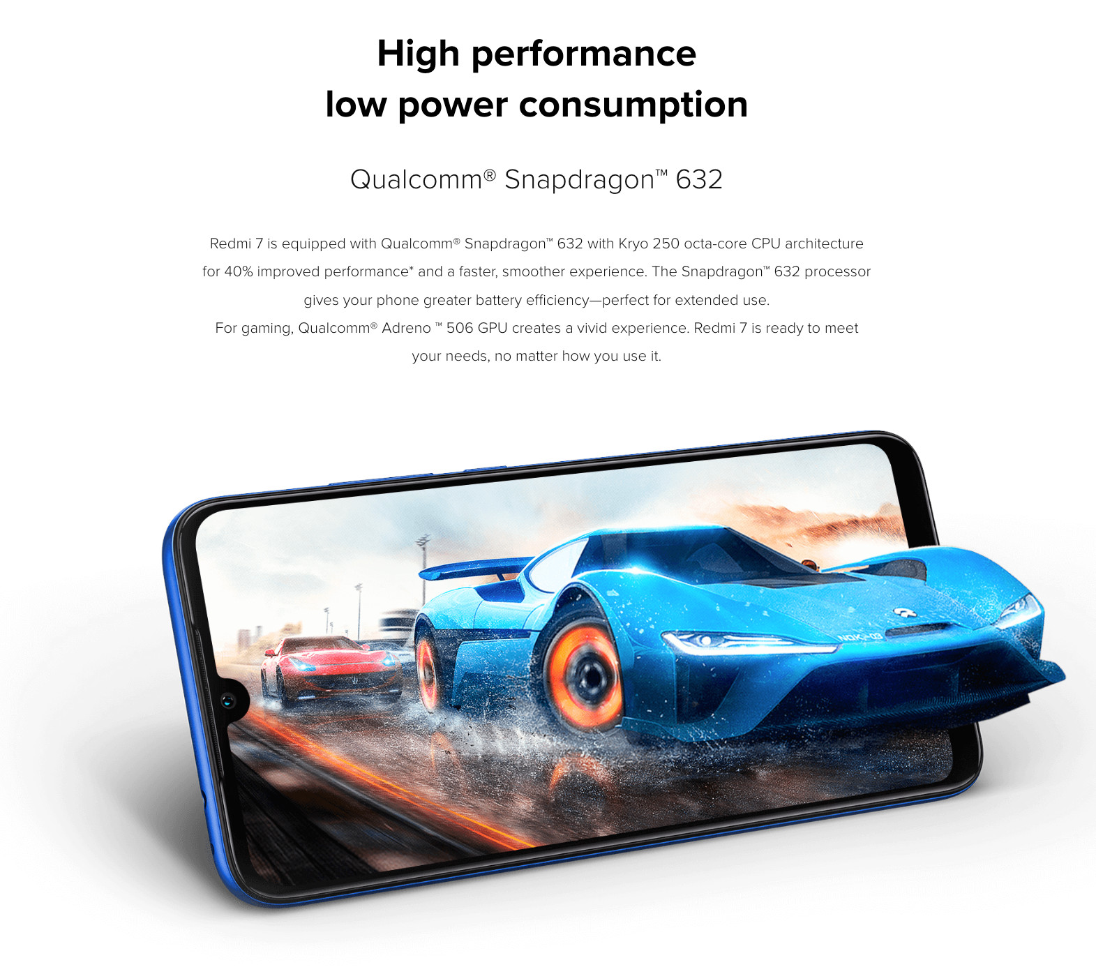 Wholesale Xiaomi Redmi 7 eclipse black 32GB 4G LTE unlocked A+ stock bulk smartphone processor