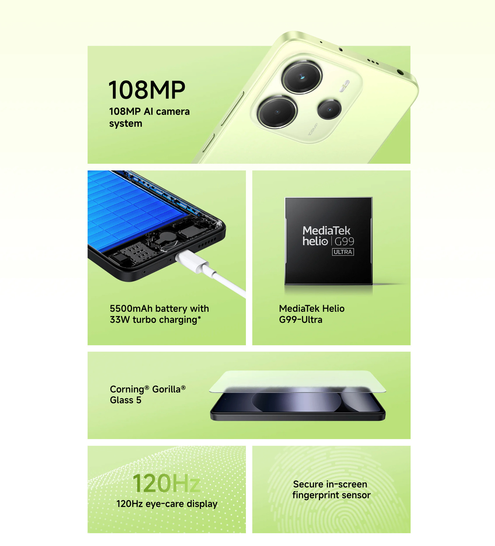 Bulk Xiaomi Redmi Note 14 black 128GB 4G LTE unlocked A+ stock bulk smartphone