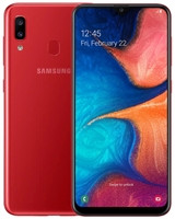 Galaxy A20 レッド　美品　値下げ Galaxy - 値下げ!!○Galaxy A20 au SCV46 レッド simフリー