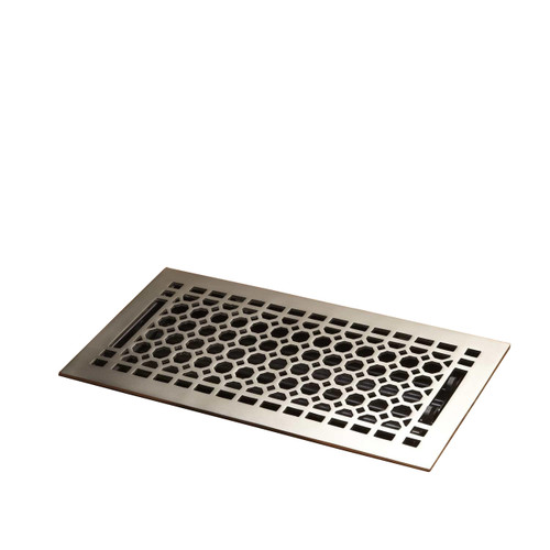 Naiture Honeycomb Style Brass Floor Register in 24 Sizes And 6 Finishes