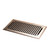 Naiture Mission Style Solid Brass Floor Register in 24 Sizes And 6 Finishes