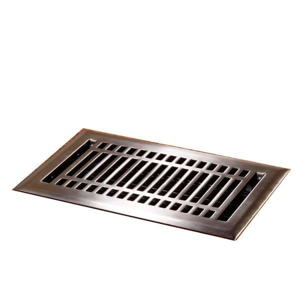 Naiture Contemporary Style Steel Floor Register in 9 Sizes and 7 Finishes