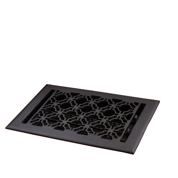 Naiture Geometric Style Cast Iron Floor Register in 9 Sizes