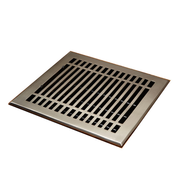 Naiture Contemporary Style Oversized Brass Floor Register in 2 Sizes And 5 Finishes