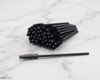 Black Mascara Brushes For Eyelashes (50ct)