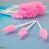 Pink/White Tear Drop Shaped Mascara Brush (50ct)
