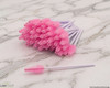 Pink/White Tear Drop Shaped Mascara Brush (50ct)