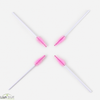 Pink/White Tear Drop Shaped Mascara Brush (50ct)