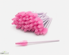 Pink/White Tear Drop Shaped Mascara Brush (50ct)
