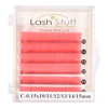 Pink MINI tray eyelash extensions by Lash Stuff