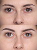 Kalentin Eyebrow Tint Before and After Picture