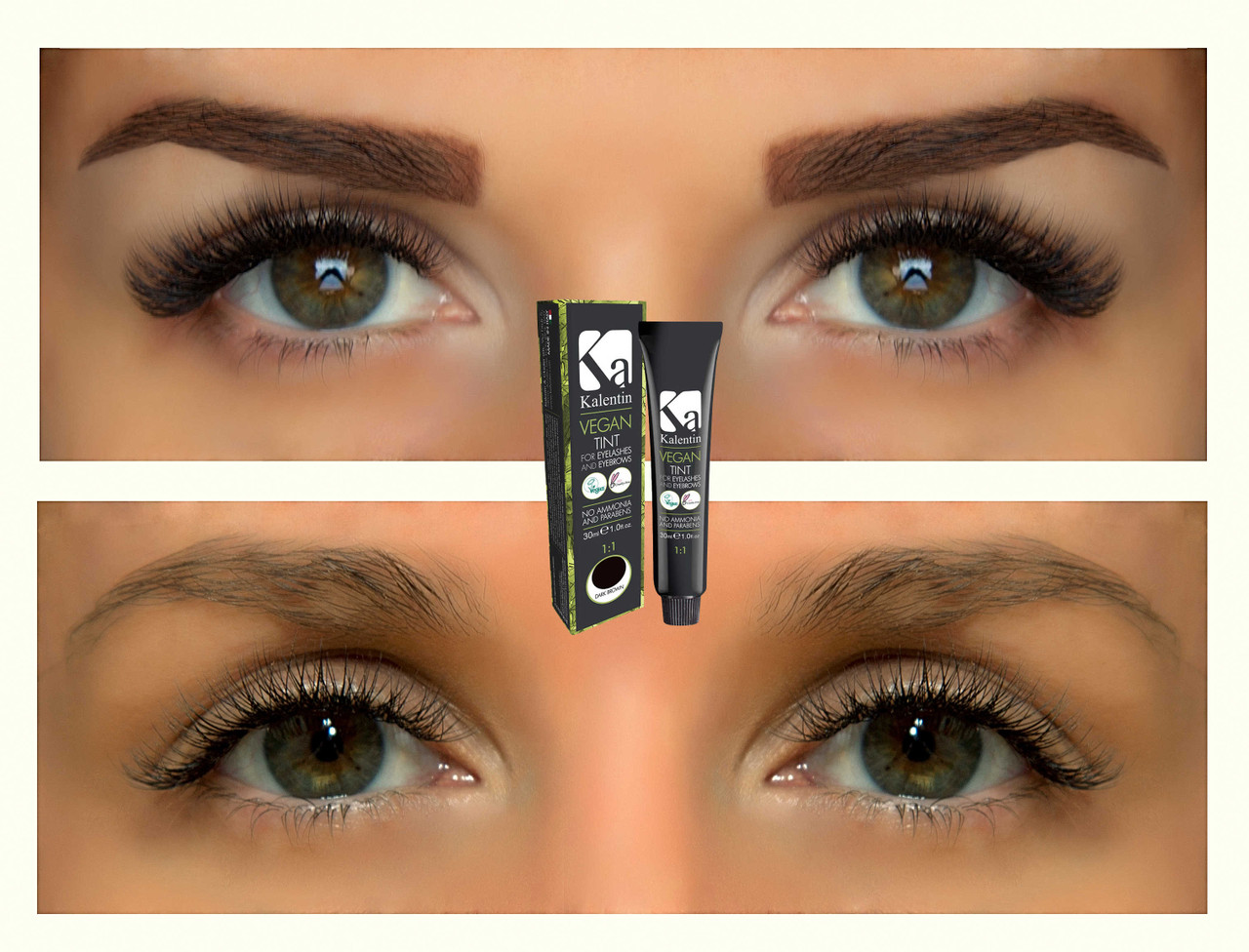 Eyebrow Tinting Kit 2 In 1 Semi-Permanent Lash & Brow Coloring Kit