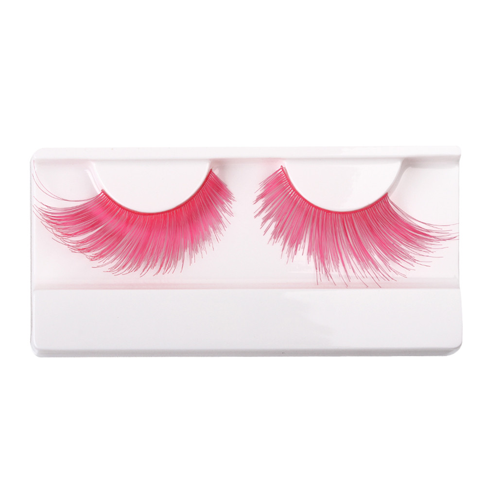 Pink False Strip Eyelashes | Lash Stuff
