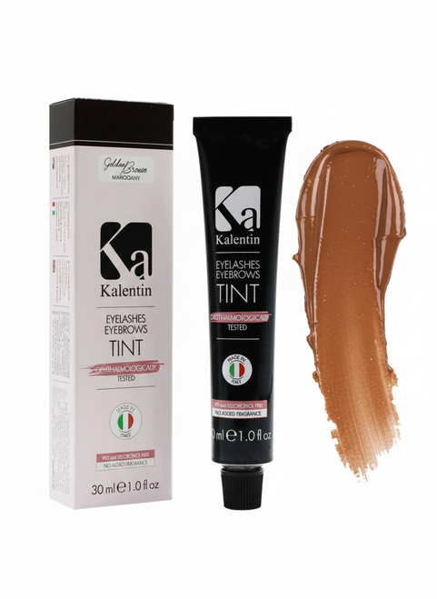 Professional eyelash and eyebrow tint for salons and home use.