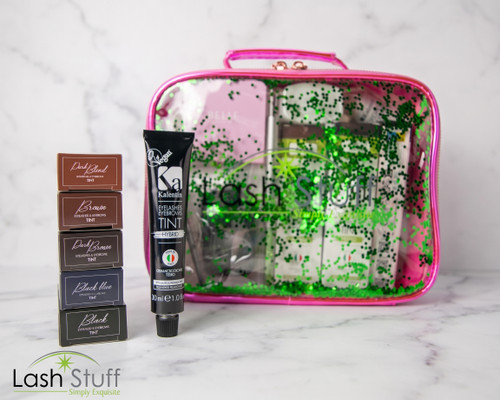 Professional Salon Eyelash & Eyebrow Tint Kit with Training