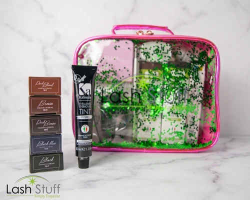 Professional Salon Eyelash & Eyebrow Tint Kit with Training