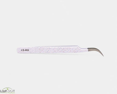LS-402 Curved Eyelash Extension Tweezer