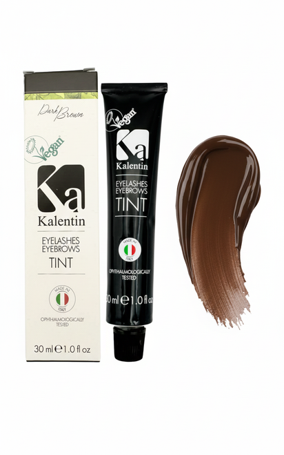 Kalentin Hybrid Eyebrow and Eyelash Tint - Dark Brown