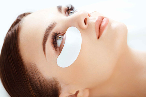 Removing Lashes From Eye Pads