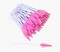 Pink/White Tear Drop Shaped Mascara Brush (50ct)