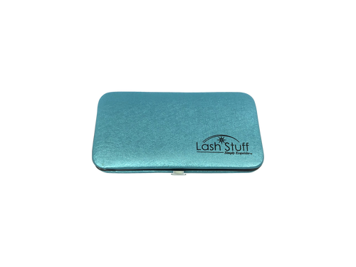 Teal Magnetic Eyelash Extension Tweezer Case | Lash Stuff