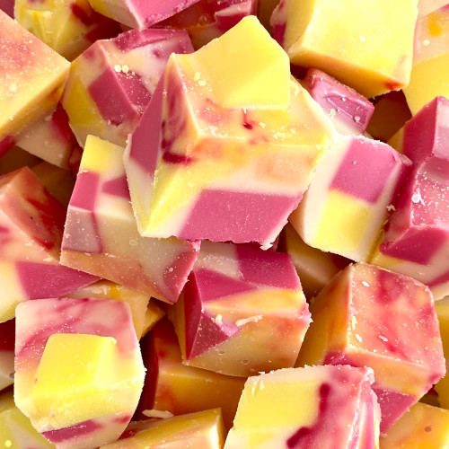 Raspberry Lemon Loaf Cake Chunks 50g
