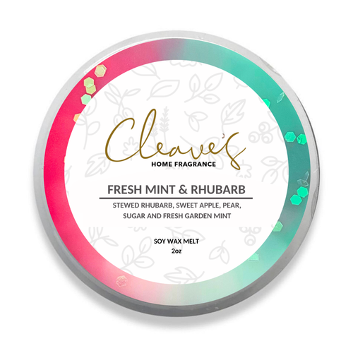 Fresh Mint & Rhubarb