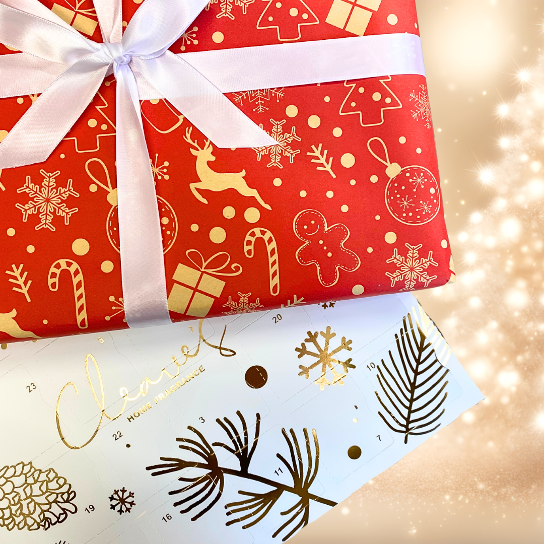 A beautifully wrapped luxury advent calendar
