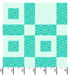 Colorblock Party 108"" Cheater Prints MASQB11152-Q Teal Maywood Studio Ruler Image