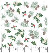 Merry Mix MASM11110-WZ White/Multi Maywood Studio Ruler Image
