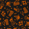 Pumpkin Grove MAS11181-JO Black/Orange Maywood Studio Fabric Image