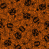 Pumpkin Grove MAS11182-OJ Orange/Black Maywood Studio Fabric Image