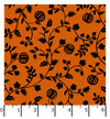 Pumpkin Grove MAS11184-OJ Orange/Black Maywood Studio Ruler Image