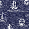 Regatta Days MASC11108-B Blue Maywood Studio Fabric Image