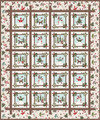 Snowtop Mountain Flannel Winter Windows Quilt Free Pattern Project Image