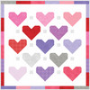 Beautiful Basics Hearts on Point Quilt Free Pattern Project Image