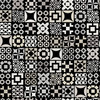 Colorblock Party Neutrals MAS11147-J Black Maywood Studio Fabric Image