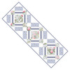 Garden Club Bird Cage Runner Project Image Blue