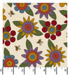 Penny Flower Flannel MASF11431-E Cream Bonnie Sullivan Ruler Image