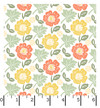 Printed Garden MAS11361-OS Orange/Yellow Susie Hetherington Ruler Image