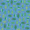 Christmas Break MAS11534-B Blue Maywood Studio Fabric Image