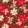 Gingham Garland MAS11460-R Red Maywood Studio Fabric Image
