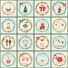 Merry Market MAS11510-EQ Cream/Aqua Kimberbell Fabric Image