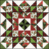 Evergreen Bows Seasonal Salutations Quilt Project Image