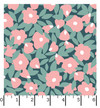 Cups & Quilts MAS10593-GP Green/Pink Lydia Johnson Yard Image