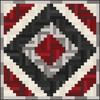 Woolies Flannel Espresso Road Quilt Winterberries Project Image