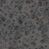 Spooky Stitches MAS10872-K Gray Robin Kingsley Fabric Image